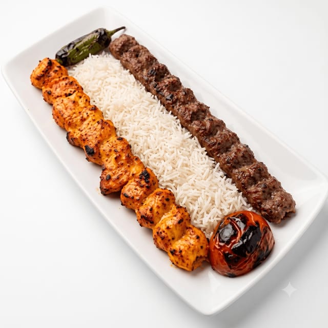 Mixed Kabob Plate #2.
