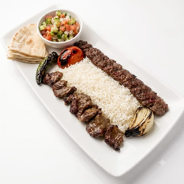 Mixed Kabob Plate #3.