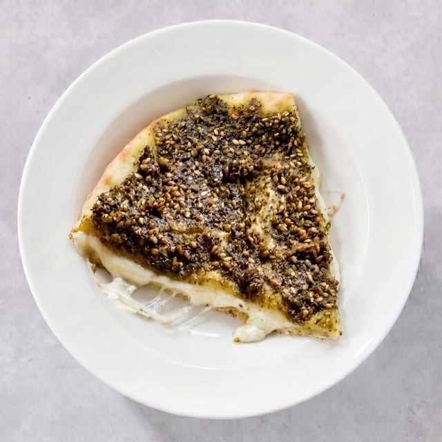 Tower Cheese and Zaatar.