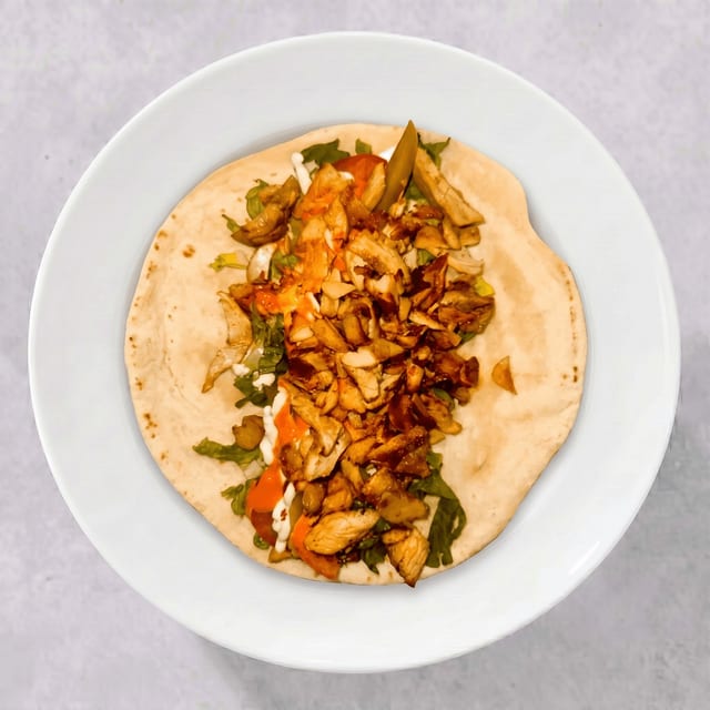 2 Chicken Shawarma Wrap Special.