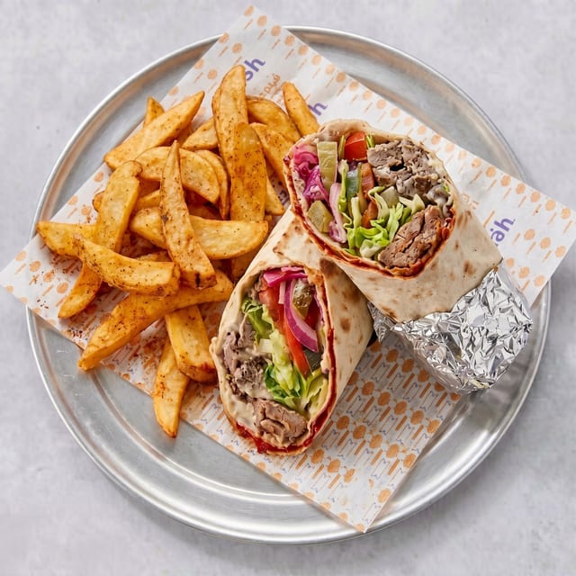 Lamb Gyro Wrap.