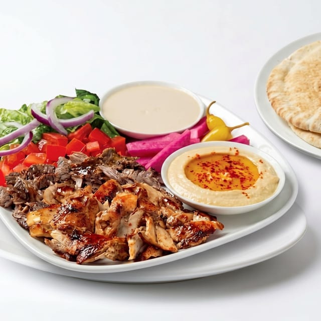 Mixed Shawarma Plate.