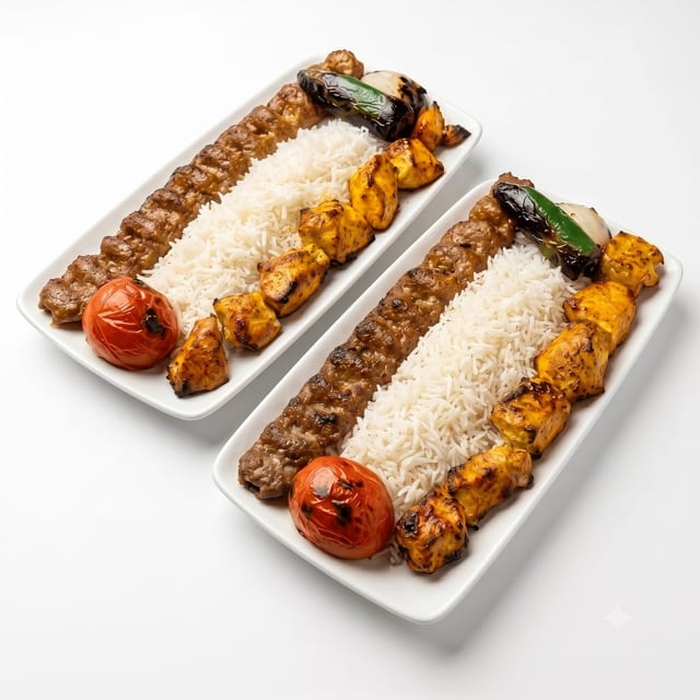Mixed Kabob Plate #4.