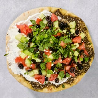 Zaatar with Labneh Wrap